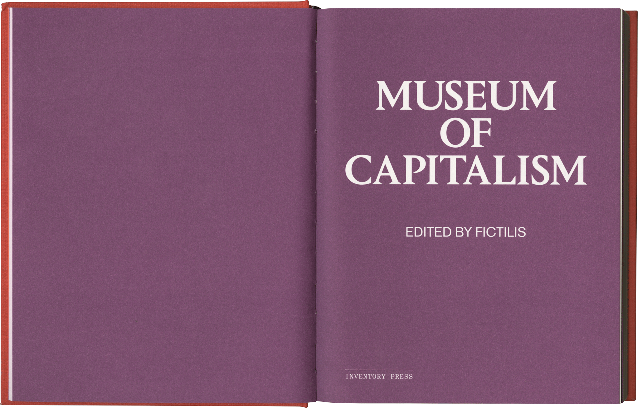 Spread of Museum of Capitalism book